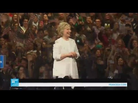 بالفيديو كلينتون تعلن فوزها بترشيح الحزب الديمقراطي الأميركي للرئاسة