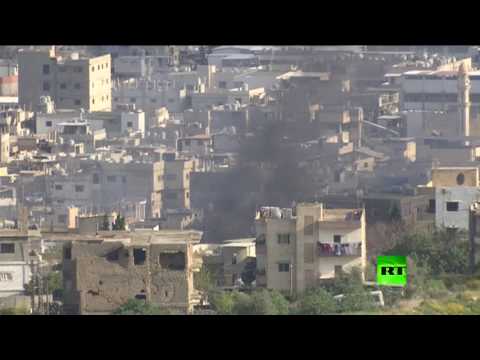 بالفيديو  تصاعد حدة القتال بين الفصائل الفلسطينية والجماعات الإسلامية في مخيم عين الحلوة