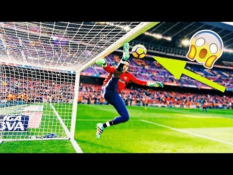 شاهد  لاعبون فدائيون أنقذوا المرمى في اللحظة الأخيرة 2017