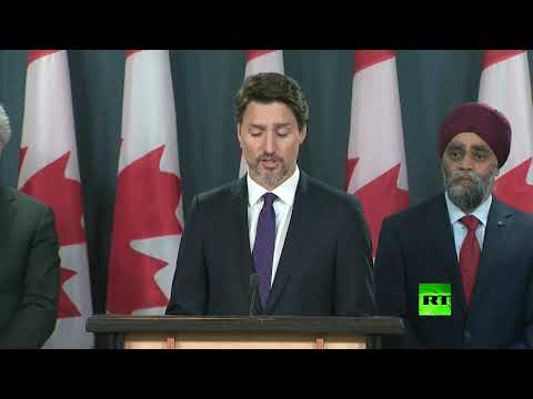 شاهد جاستن ترودو يؤكد أن الطائرة الأوكرانية أُسقطت بصاروخ إيراني